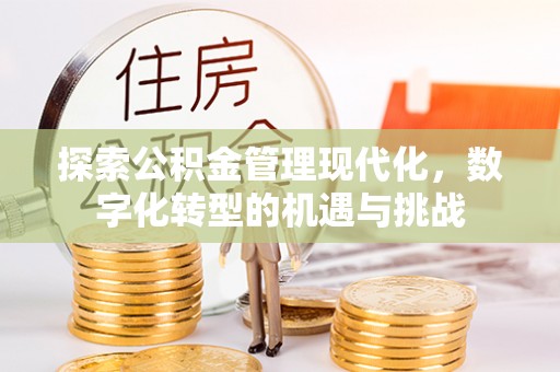 通河探索公积金管理现代化，数字化转型的机遇与挑战