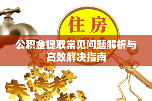 通河公积金提取常见问题解析与高效解决指南