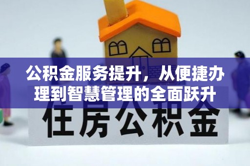 通河公积金服务提升，从便捷办理到智慧管理的全面跃升