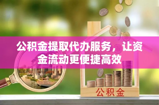 通河公积金提取代办服务，让资金流动更便捷高效