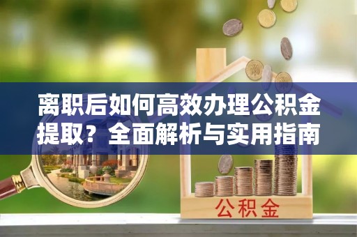 通河离职后如何高效办理公积金提取？全面解析与实用指南