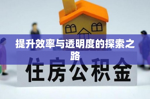 通河提升效率与透明度的探索之路