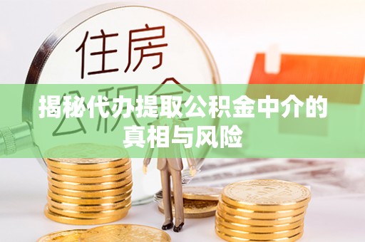 通河揭秘代办提取公积金中介的真相与风险