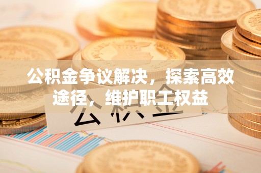 通河公积金争议解决，探索高效途径，维护职工权益