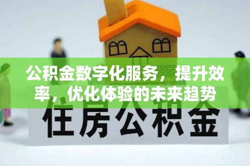 通河公积金数字化服务，提升效率，优化体验的未来趋势