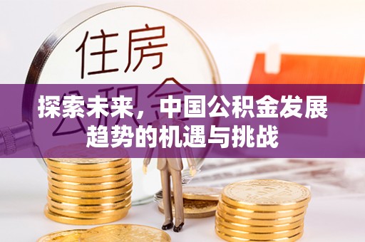 通河探索未来，中国公积金发展趋势的机遇与挑战